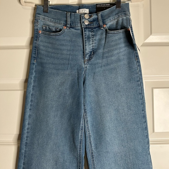 Women denim wide leg jeans - Picture 2 of 8